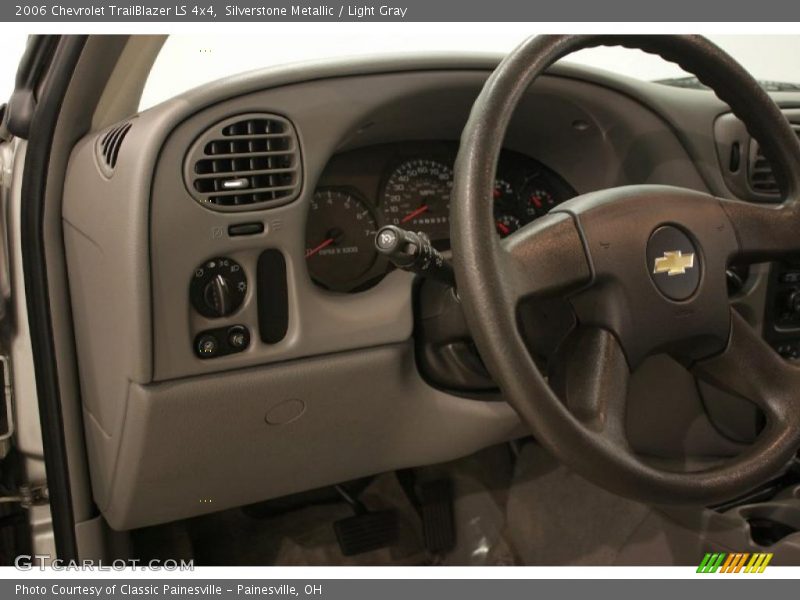 Silverstone Metallic / Light Gray 2006 Chevrolet TrailBlazer LS 4x4