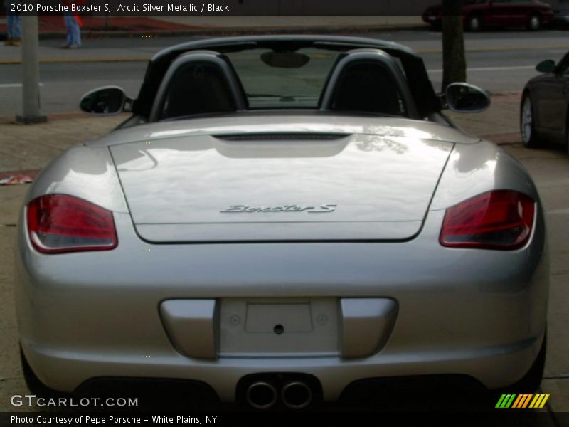 Arctic Silver Metallic / Black 2010 Porsche Boxster S