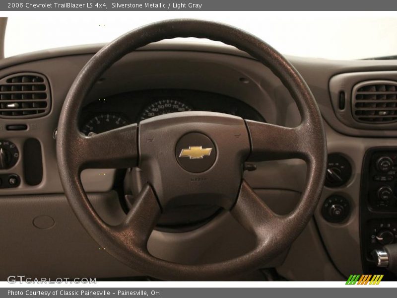 Silverstone Metallic / Light Gray 2006 Chevrolet TrailBlazer LS 4x4