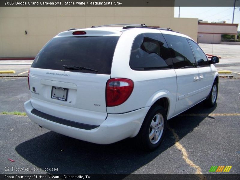 Stone White / Medium Slate Gray 2005 Dodge Grand Caravan SXT