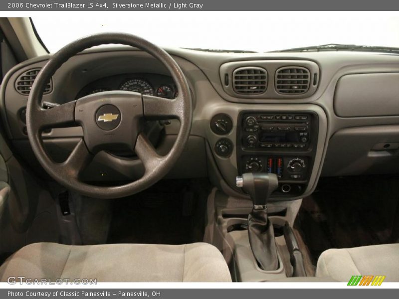 Silverstone Metallic / Light Gray 2006 Chevrolet TrailBlazer LS 4x4
