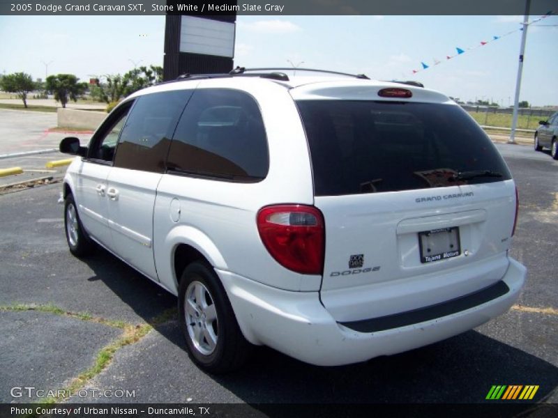 Stone White / Medium Slate Gray 2005 Dodge Grand Caravan SXT