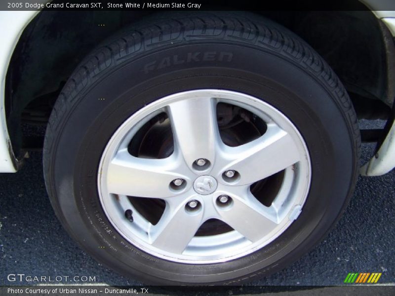 Stone White / Medium Slate Gray 2005 Dodge Grand Caravan SXT