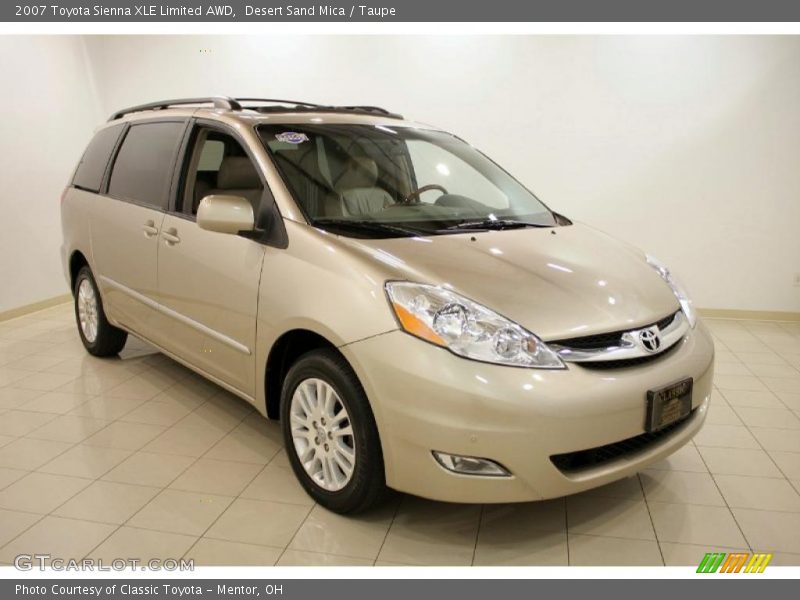 Desert Sand Mica / Taupe 2007 Toyota Sienna XLE Limited AWD