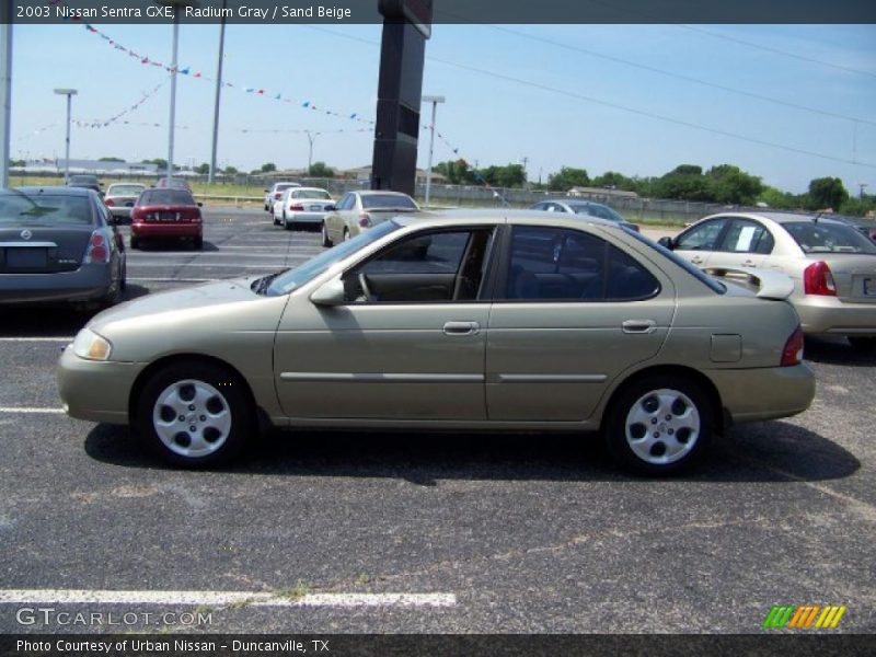 Radium Gray / Sand Beige 2003 Nissan Sentra GXE