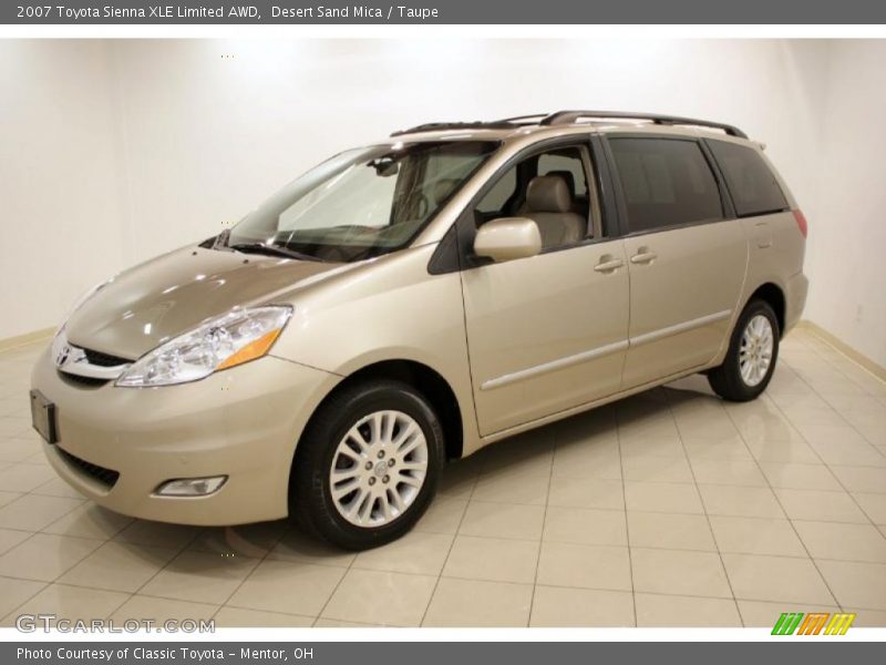 Desert Sand Mica / Taupe 2007 Toyota Sienna XLE Limited AWD