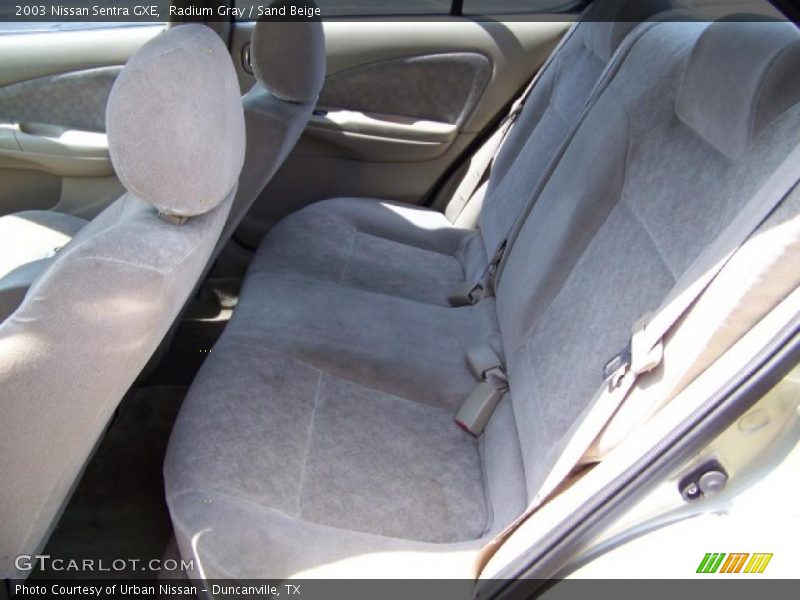 Radium Gray / Sand Beige 2003 Nissan Sentra GXE