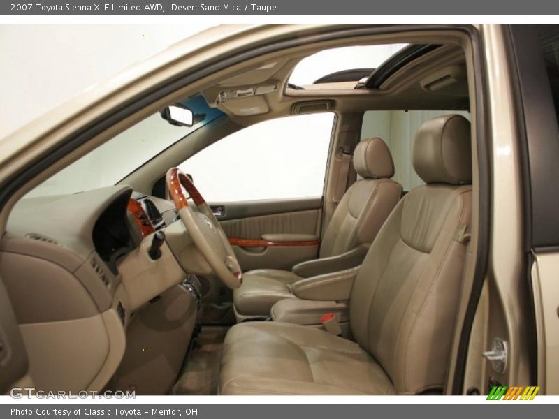 Desert Sand Mica / Taupe 2007 Toyota Sienna XLE Limited AWD