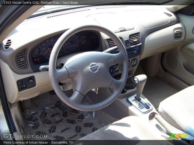 Radium Gray / Sand Beige 2003 Nissan Sentra GXE