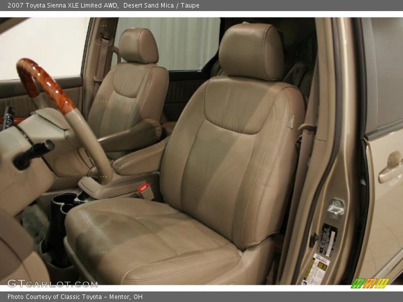 Desert Sand Mica / Taupe 2007 Toyota Sienna XLE Limited AWD