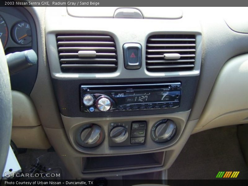 Radium Gray / Sand Beige 2003 Nissan Sentra GXE