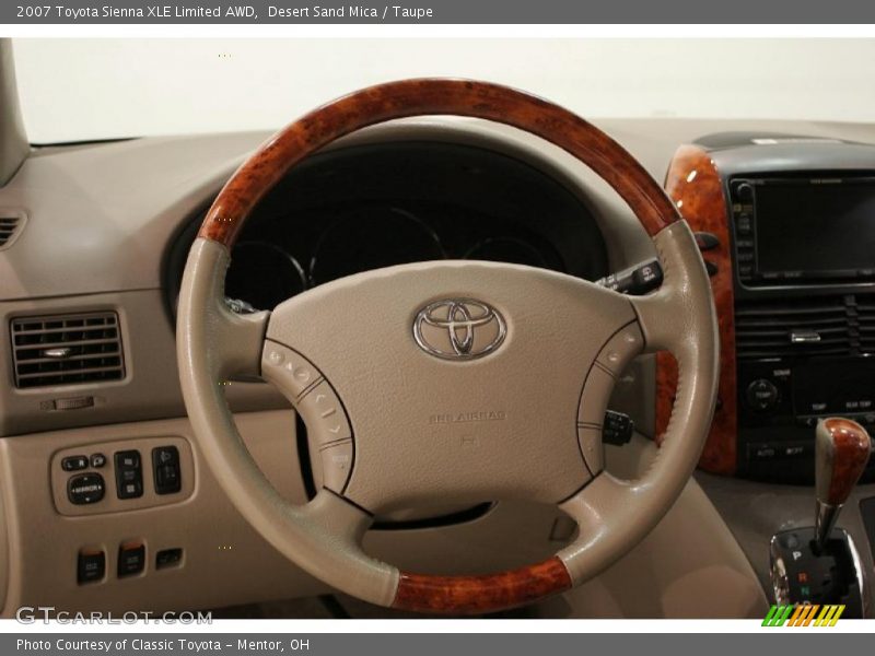 Desert Sand Mica / Taupe 2007 Toyota Sienna XLE Limited AWD