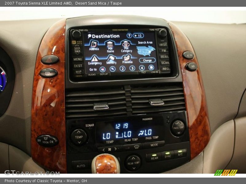 Desert Sand Mica / Taupe 2007 Toyota Sienna XLE Limited AWD