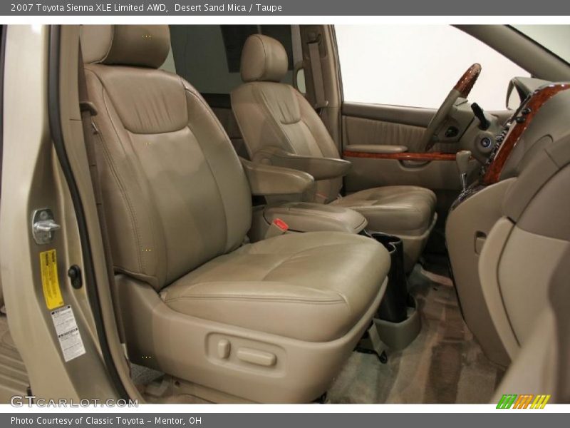 Desert Sand Mica / Taupe 2007 Toyota Sienna XLE Limited AWD