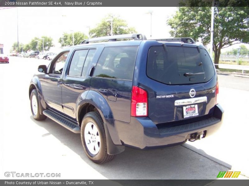 Navy Blue / Graphite 2009 Nissan Pathfinder SE 4x4