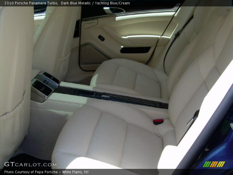 Dark Blue Metallic / Yachting Blue/Cream 2010 Porsche Panamera Turbo