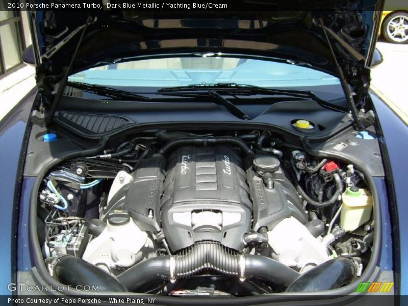 Dark Blue Metallic / Yachting Blue/Cream 2010 Porsche Panamera Turbo