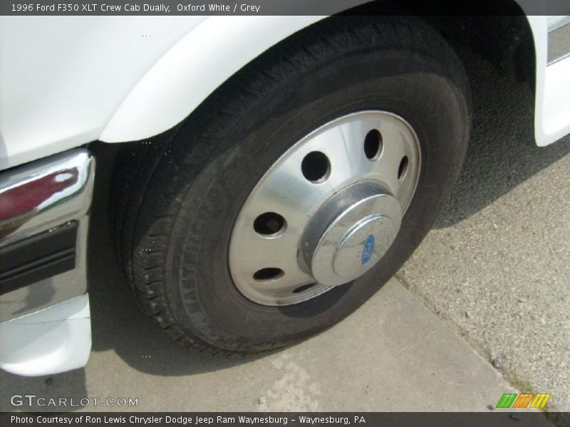 Oxford White / Grey 1996 Ford F350 XLT Crew Cab Dually