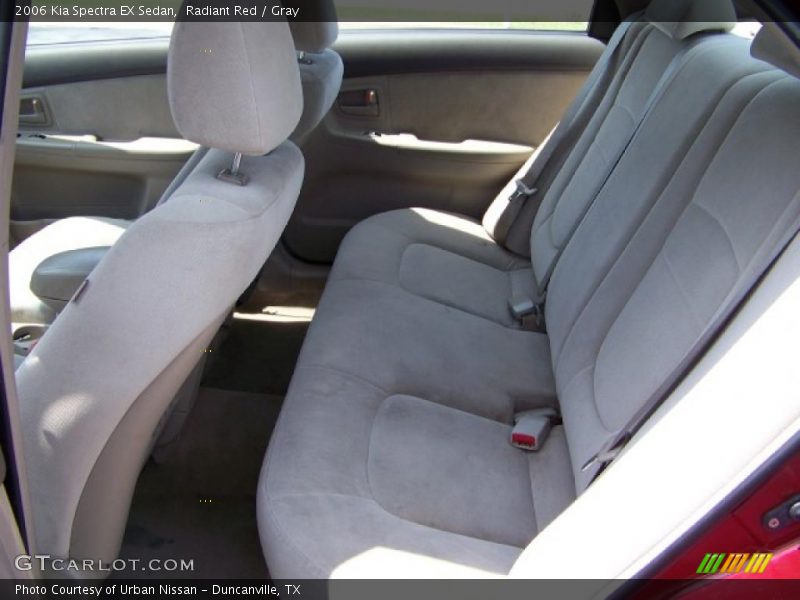 Radiant Red / Gray 2006 Kia Spectra EX Sedan