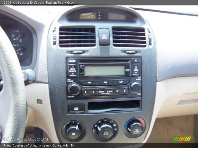 Radiant Red / Gray 2006 Kia Spectra EX Sedan