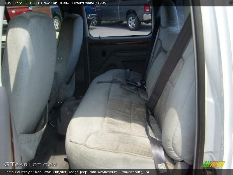 Oxford White / Grey 1996 Ford F350 XLT Crew Cab Dually