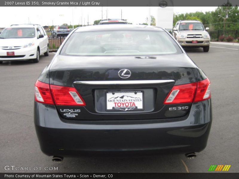 Smokey Granite Mica / Light Gray 2007 Lexus ES 350