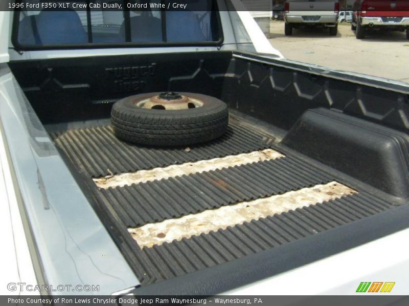 Oxford White / Grey 1996 Ford F350 XLT Crew Cab Dually