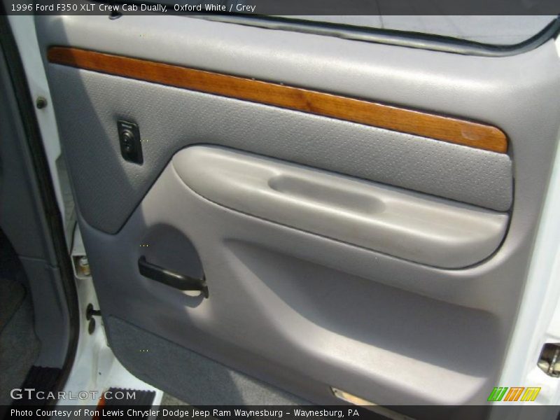 Oxford White / Grey 1996 Ford F350 XLT Crew Cab Dually