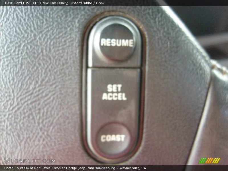 Oxford White / Grey 1996 Ford F350 XLT Crew Cab Dually
