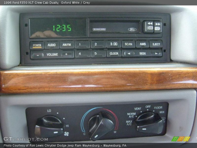 Oxford White / Grey 1996 Ford F350 XLT Crew Cab Dually