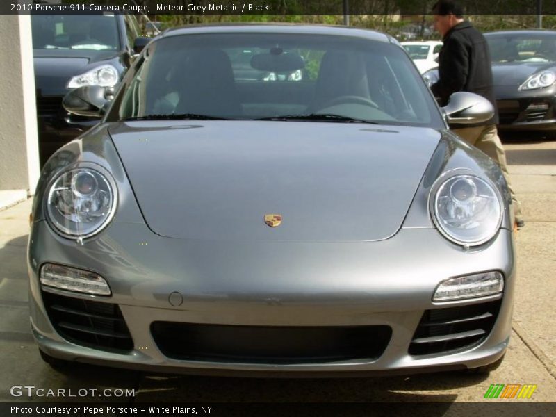 Meteor Grey Metallic / Black 2010 Porsche 911 Carrera Coupe