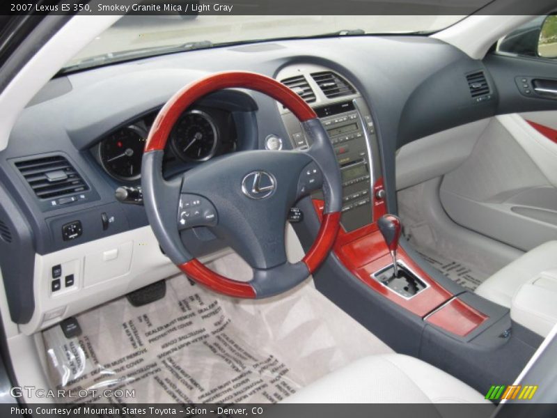 Smokey Granite Mica / Light Gray 2007 Lexus ES 350