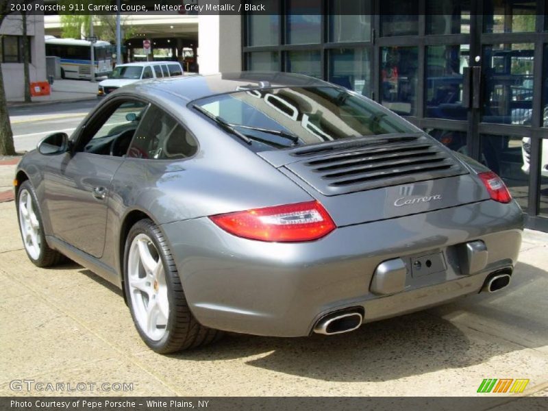 Meteor Grey Metallic / Black 2010 Porsche 911 Carrera Coupe