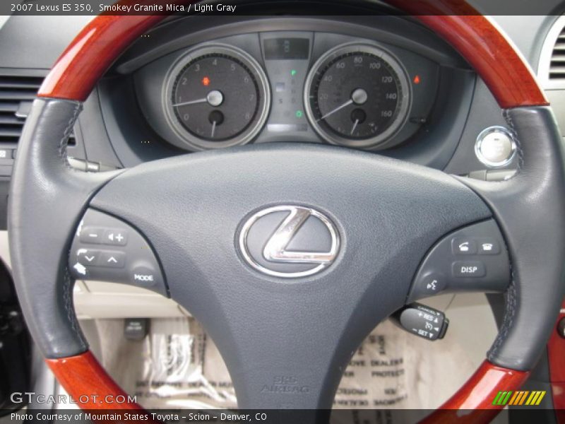 Smokey Granite Mica / Light Gray 2007 Lexus ES 350