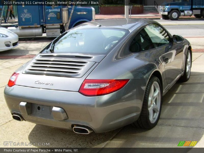 Meteor Grey Metallic / Black 2010 Porsche 911 Carrera Coupe