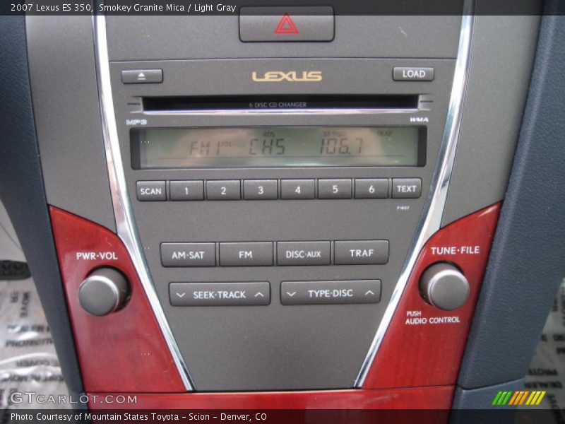 Smokey Granite Mica / Light Gray 2007 Lexus ES 350