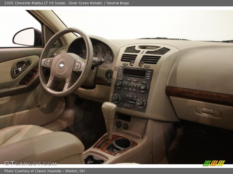 Silver Green Metallic / Neutral Beige 2005 Chevrolet Malibu LT V6 Sedan