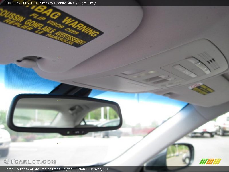 Smokey Granite Mica / Light Gray 2007 Lexus ES 350