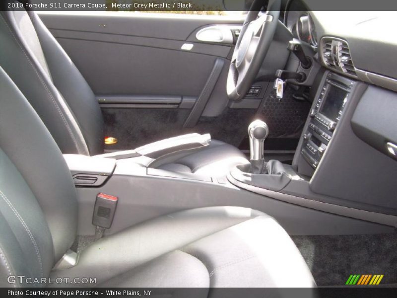 Meteor Grey Metallic / Black 2010 Porsche 911 Carrera Coupe