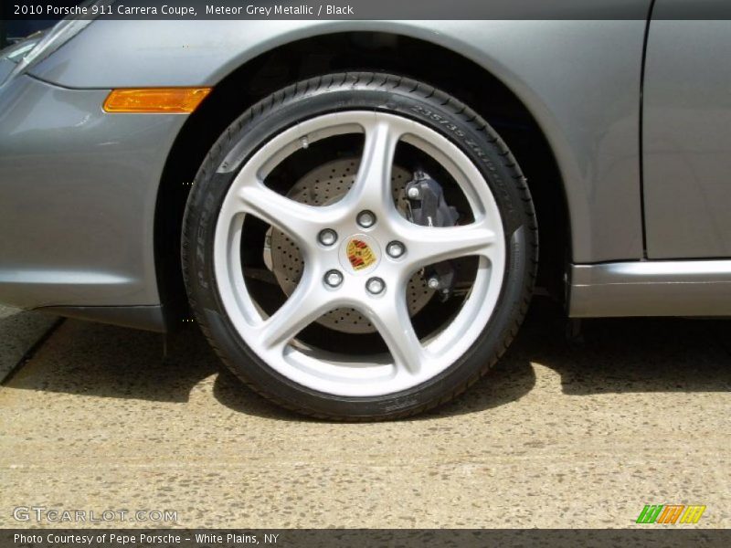 Meteor Grey Metallic / Black 2010 Porsche 911 Carrera Coupe