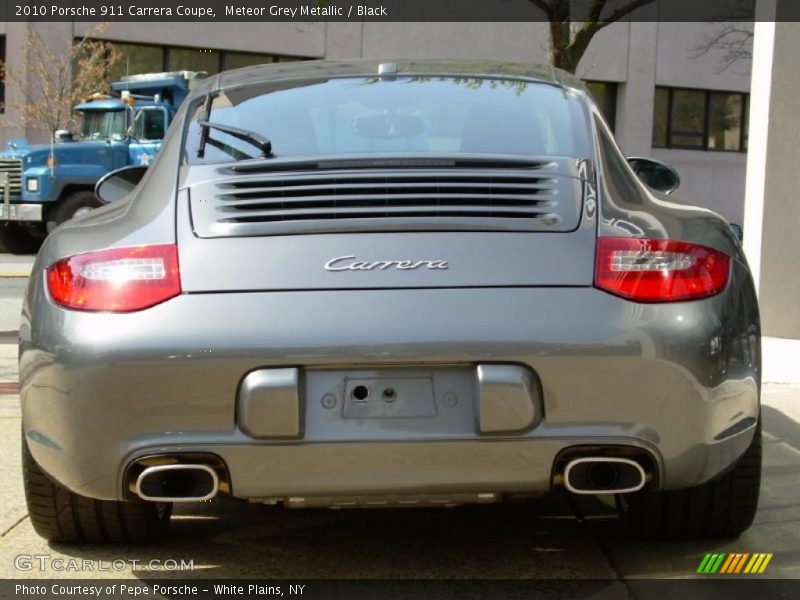 Meteor Grey Metallic / Black 2010 Porsche 911 Carrera Coupe