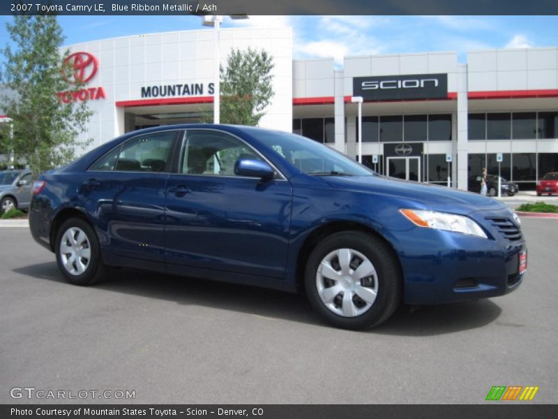Blue Ribbon Metallic / Ash 2007 Toyota Camry LE