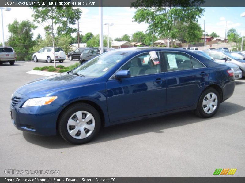 Blue Ribbon Metallic / Ash 2007 Toyota Camry LE