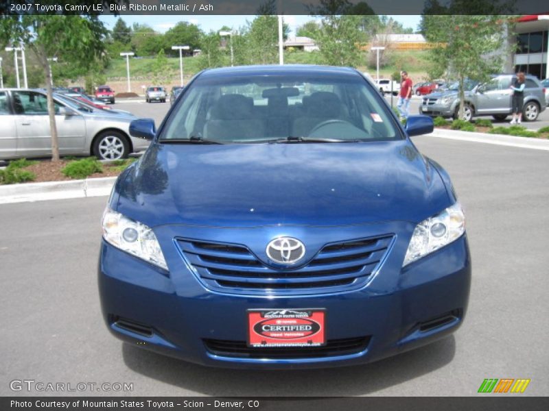 Blue Ribbon Metallic / Ash 2007 Toyota Camry LE