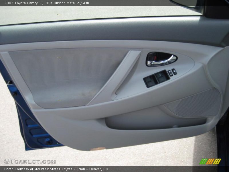 Blue Ribbon Metallic / Ash 2007 Toyota Camry LE