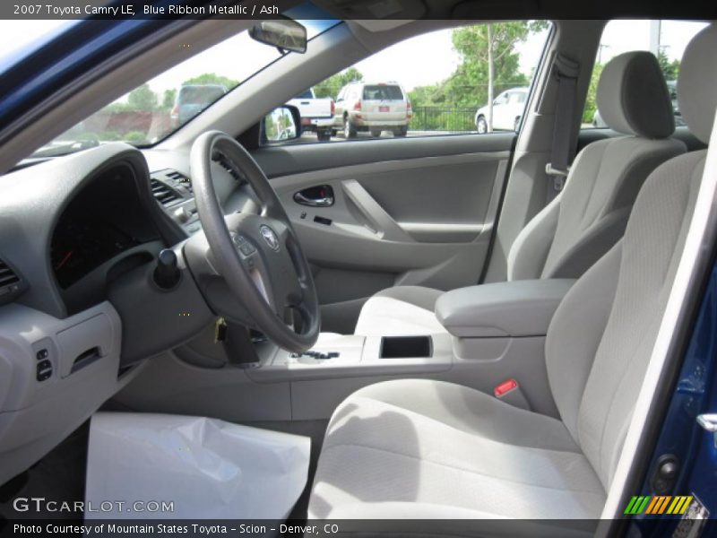 Blue Ribbon Metallic / Ash 2007 Toyota Camry LE