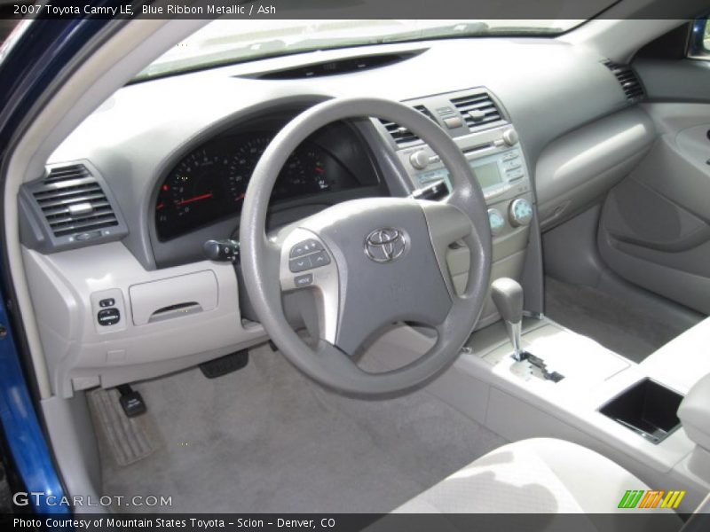 Blue Ribbon Metallic / Ash 2007 Toyota Camry LE