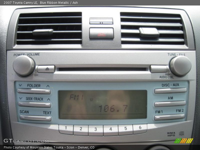 Blue Ribbon Metallic / Ash 2007 Toyota Camry LE