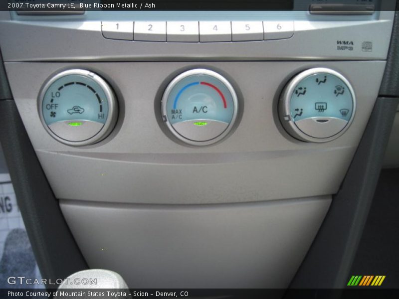 Blue Ribbon Metallic / Ash 2007 Toyota Camry LE