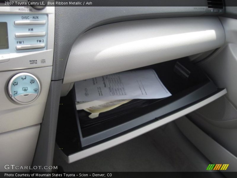 Blue Ribbon Metallic / Ash 2007 Toyota Camry LE
